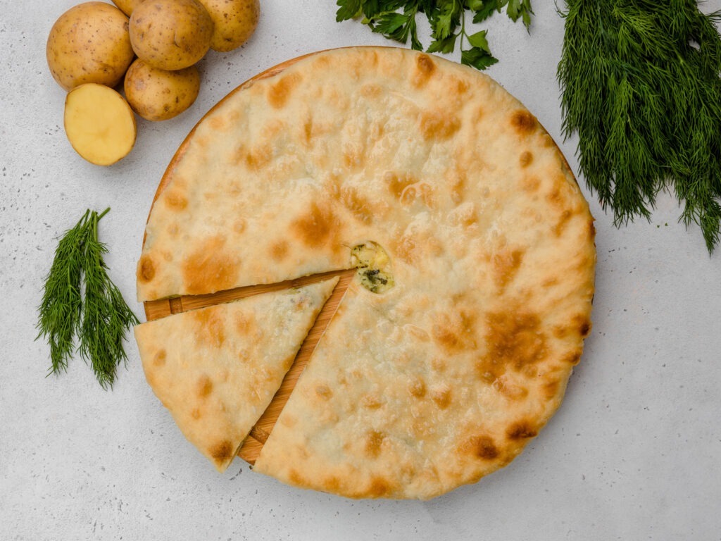 осетинский пирог с картошкой