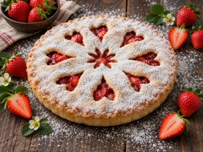 Пирог с клубникой: Вкуснейший десерт для всей семьи